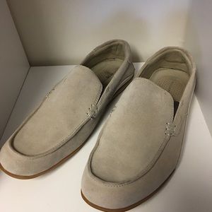 White Suede Rockport Men’s Shoes